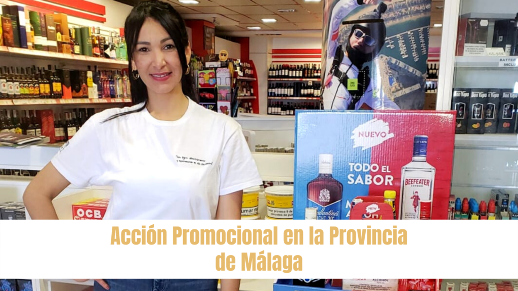 Acción Promocional Beefeater Light y Ballantines Light en Málaga