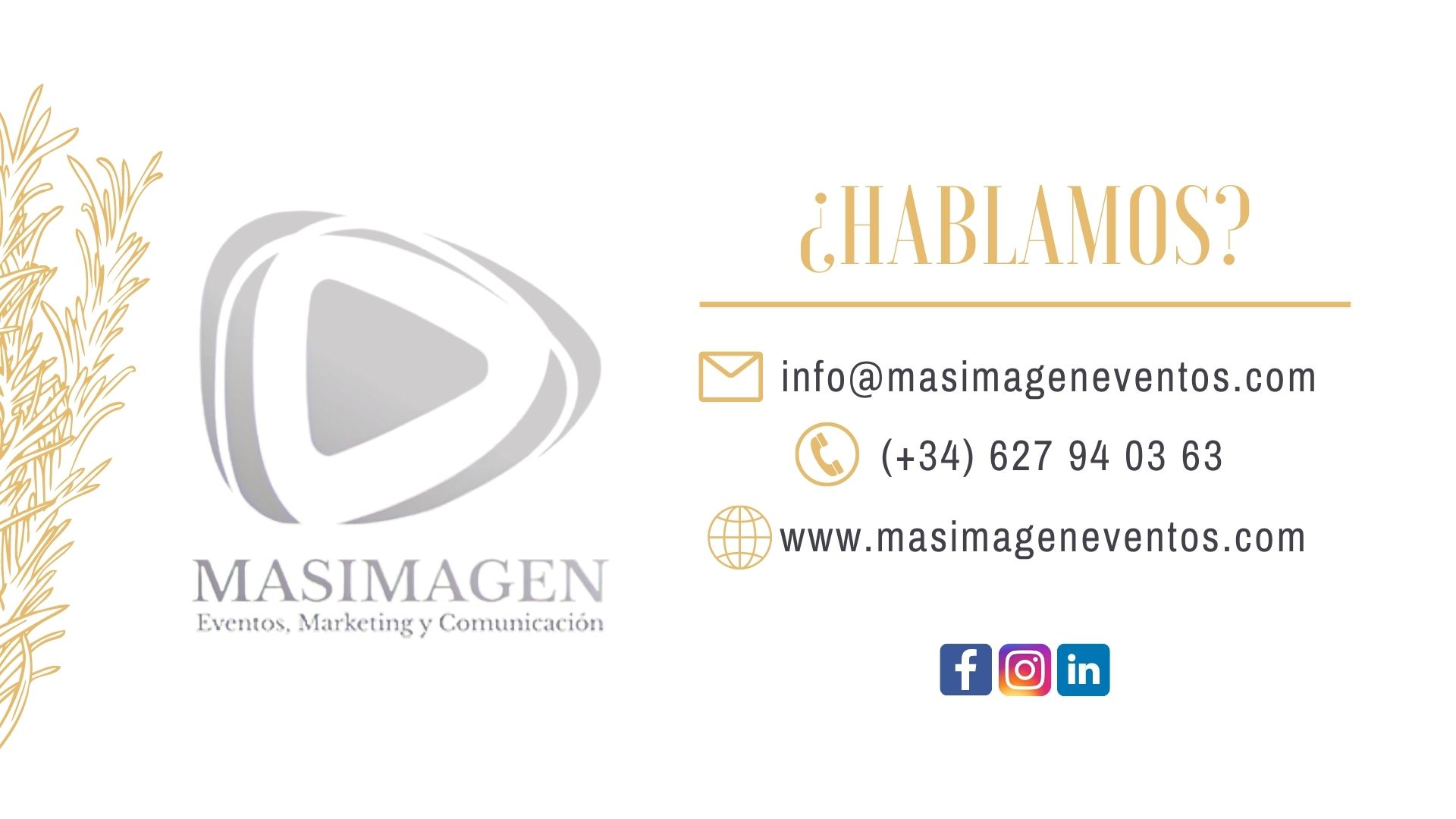 ¿hablamos? masimagen