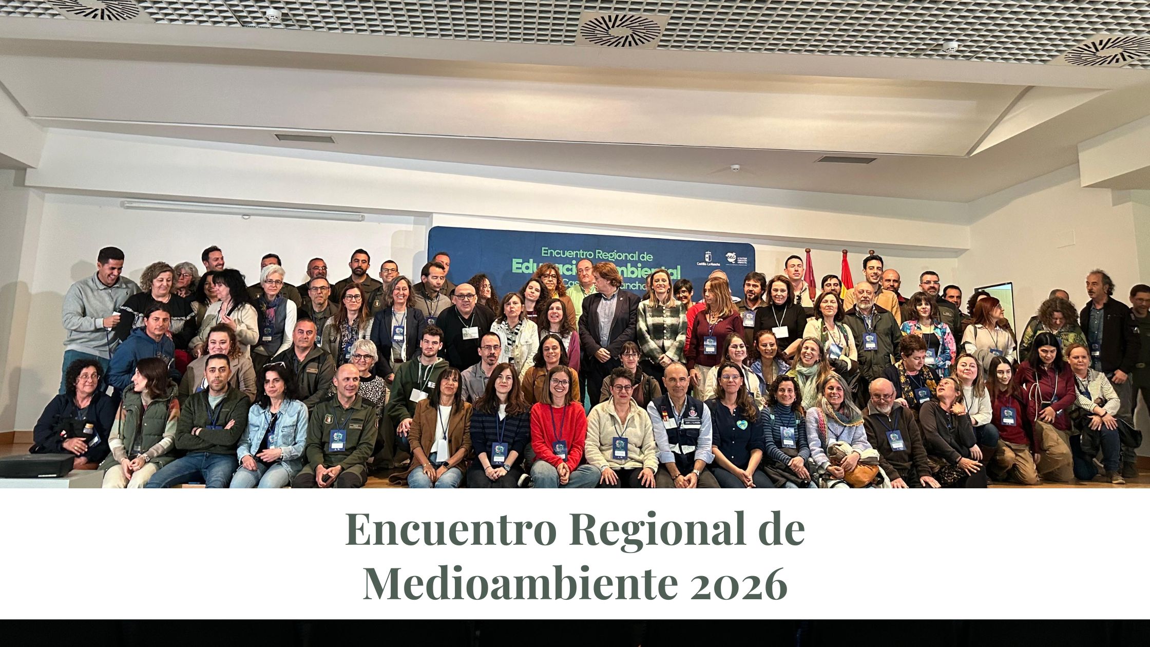 Cartel conmemorativo del Encuentro Regional de Medio Ambiente 2026.