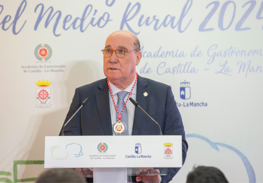 Ponente en la entrega de Broches Gastronómicos del Medio Rural por la Academia de Gastronomía de Castilla-La Mancha.